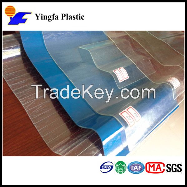 2.0mm fast installation durable excellent weatherability translucent FRP roof tile for happy farmhouse