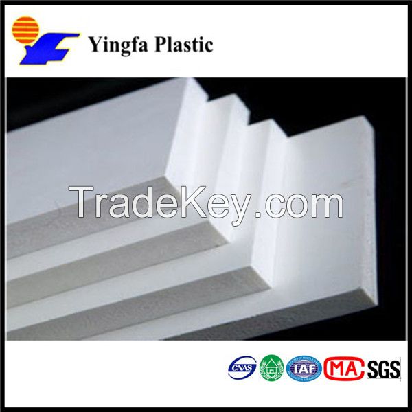 HOT SALE 5--25mm thickness white plastic styrene plastic pvc foam sheets/10mm pvc 