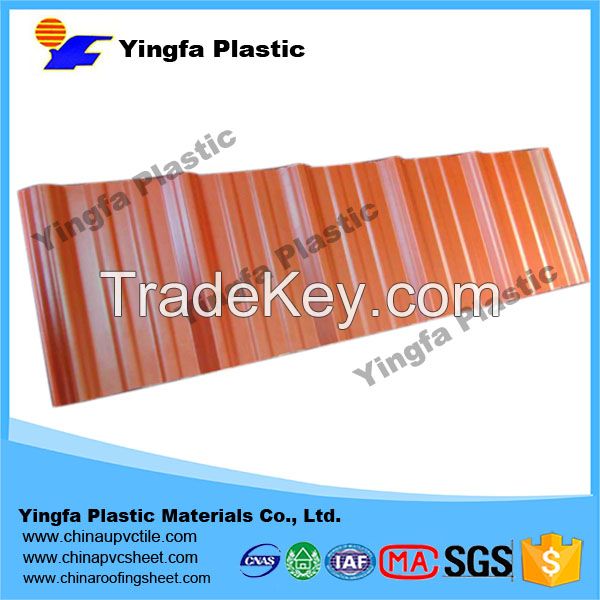 excellent waterproof performance pvc roofing sheet