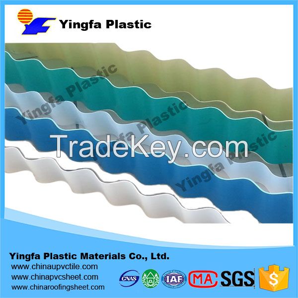 2.5mm thick plastic pvc roofing sheet for shed