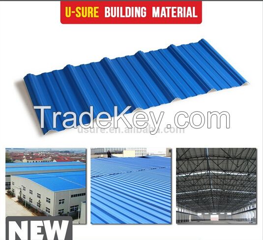 2.5mm thick plastic pvc roofing sheet for shed