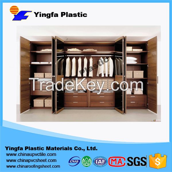 PVC hollow furniture board yingfa fire resistant