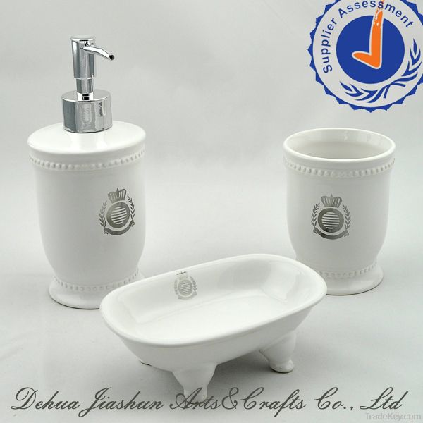 crown decal classical design bathroom accessories