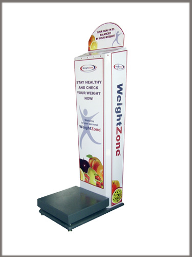coin weight scale, coin operated weight scale, coin weight machine