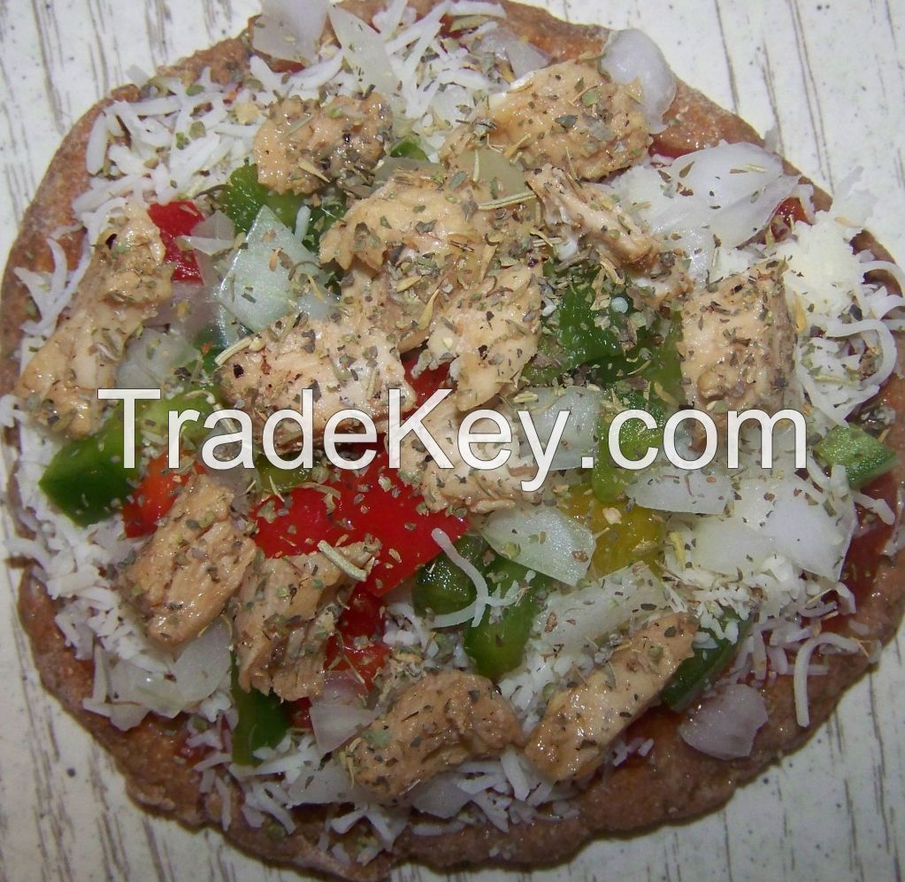 Bervins Mycotoxin Free Organic Free Range Italian Chicken Pizzas