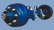 American outboard drum axle