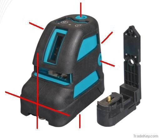 laser level YL-502 cross line and 5 dot laser