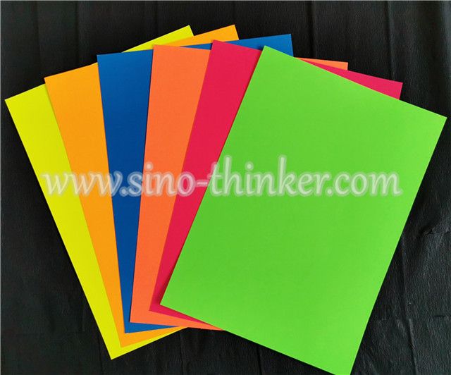 fluorescent card paper  for school