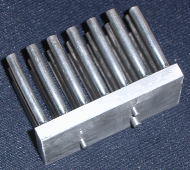 Cold forged pin heat sink