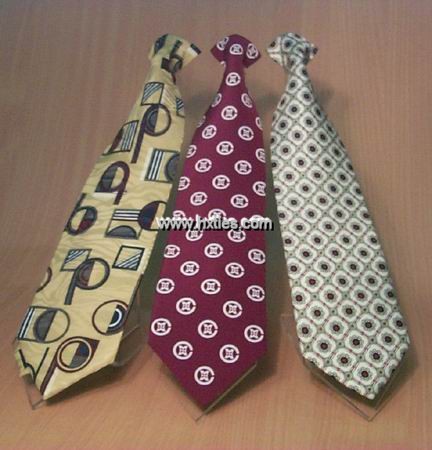 Silk printed ties