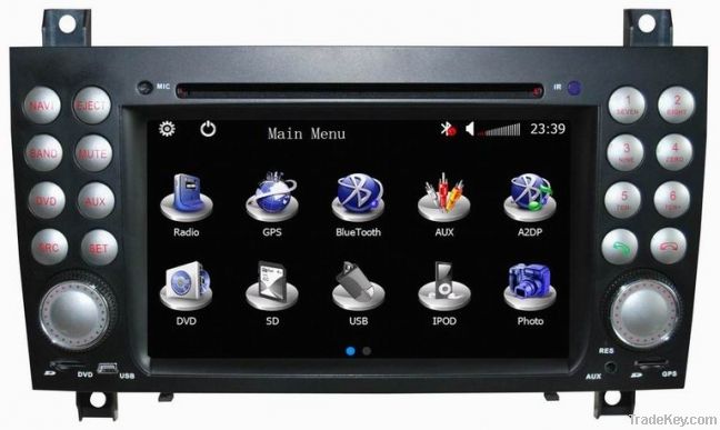 Benz SLK-171 2004-2012 car dvd player gps naviagtion multimedia