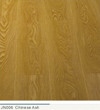 V-groove transfer-foil laminate flooring