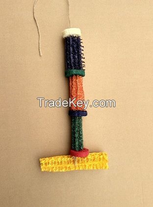 Loofah Toy for Parrot and Bird