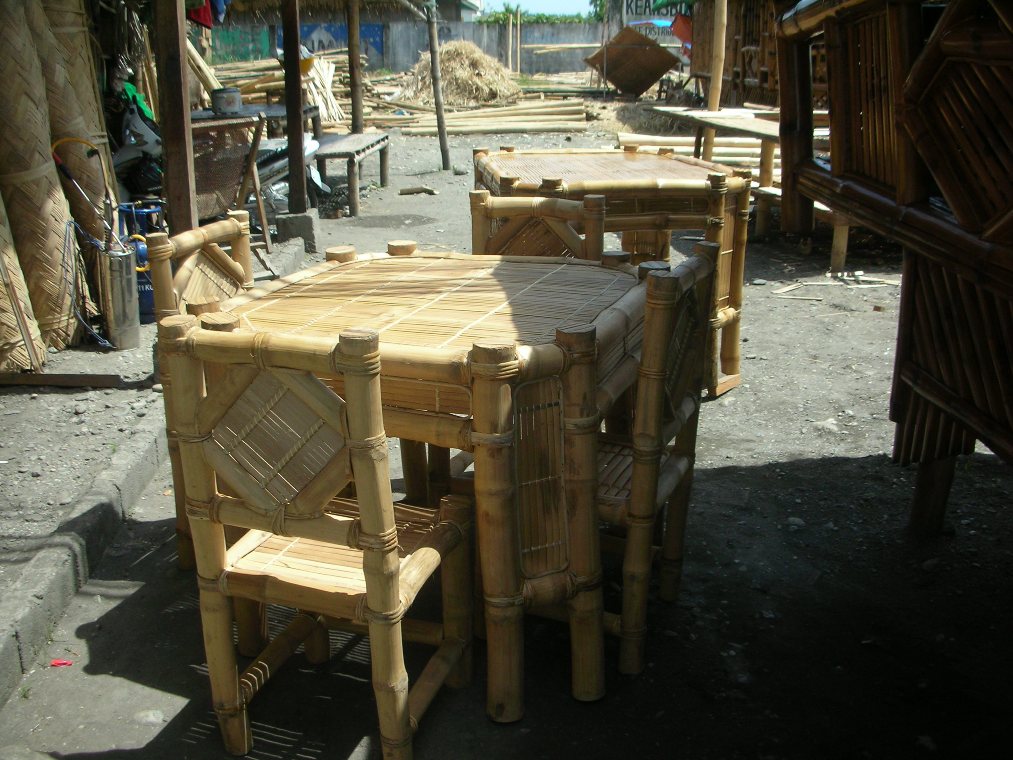 Native bamboo tables and sets