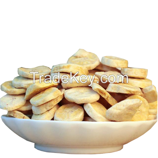 Pure Natural Chinese Health Snack Freeze Dried Banana Chips Dehydrated Banana