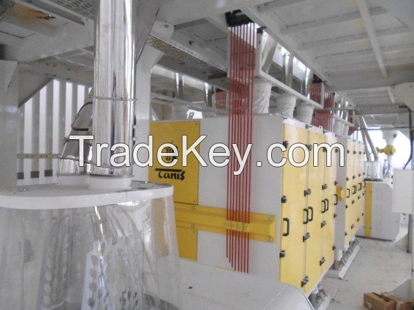 from 60 to 600 Ton/Day CAPACITY FLOUR MILLING PLANT