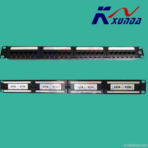 19&quot; 24 ports cat5e patch panel