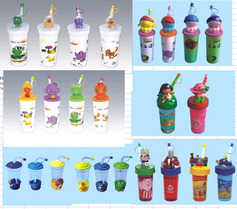 Plastic Cartoon Cups