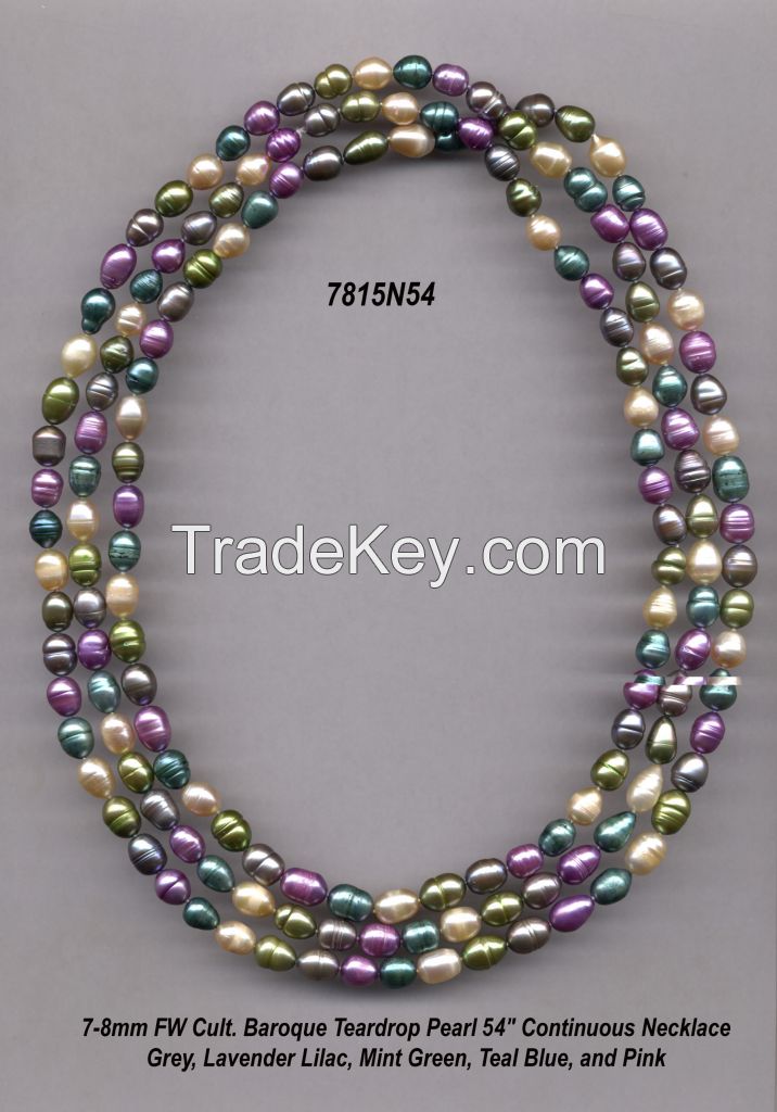 Pearl 54   Continuous Necklace