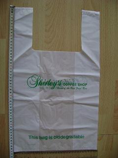 oxo-biodegradable T-shirt bag
