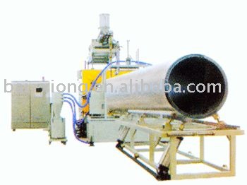 PE large diameter hollow wall twist pipe production line