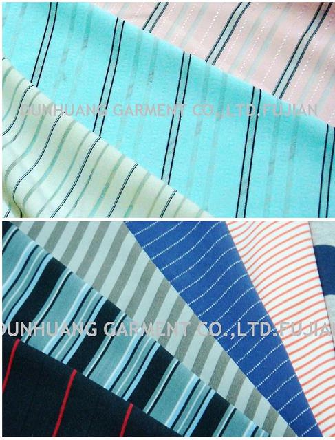 Nylon Colored Strip Strech Fabric