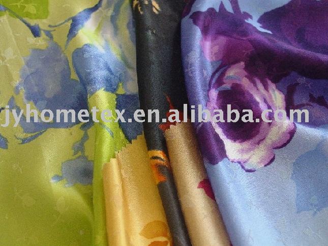 silk of jacquard fabric