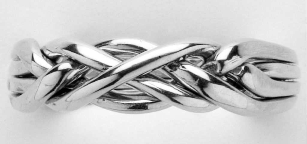 Ladies Sterling Puzzle Ring