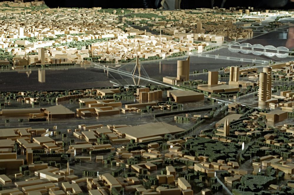 City scale model