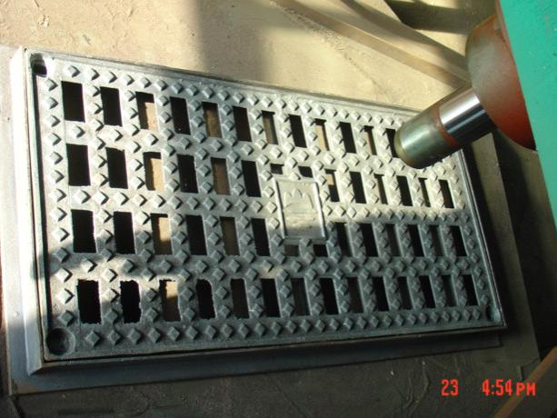 sewer grating