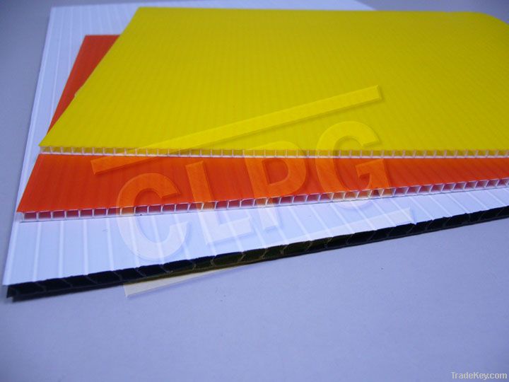 Plastic Corruagted Sheet / Corflute