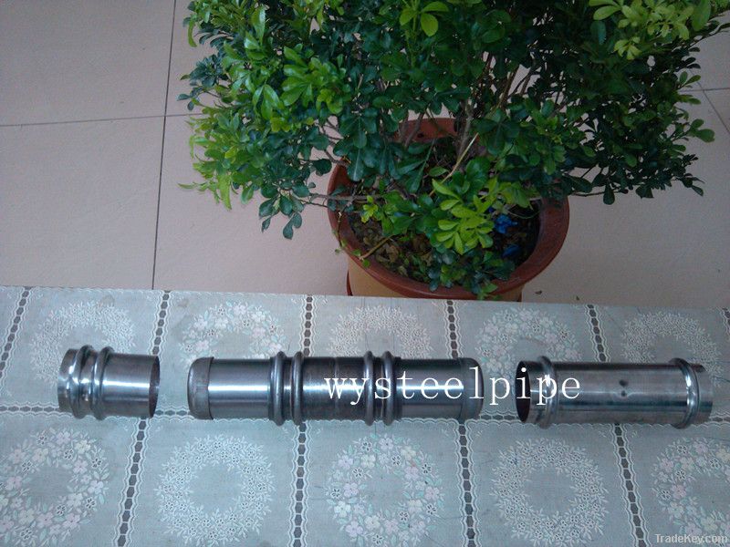sonic testing pipe for bore pile