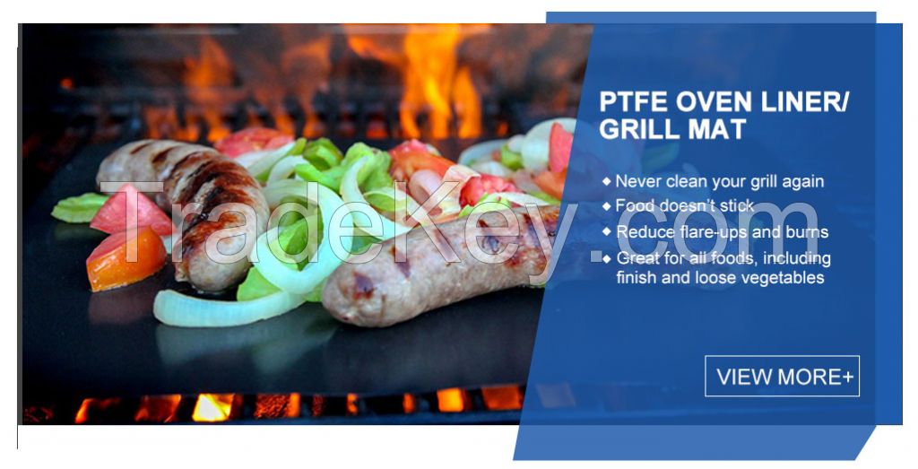 PTFE BBQ Grill Mat/Oven Liner . Teflon BBQ  Grill Mat/Oven Liner