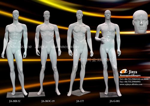 Popular high quality male mannequins with glossy finishing