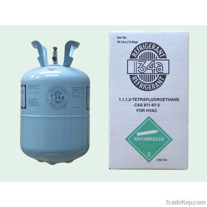 Refrigerant R134a gas