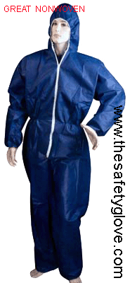Disposable polyproplyene  coverall