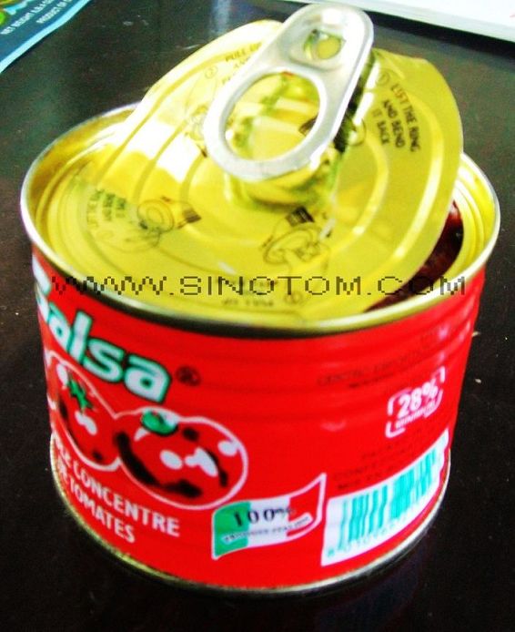 400g canned tomato paste brix 28-30%