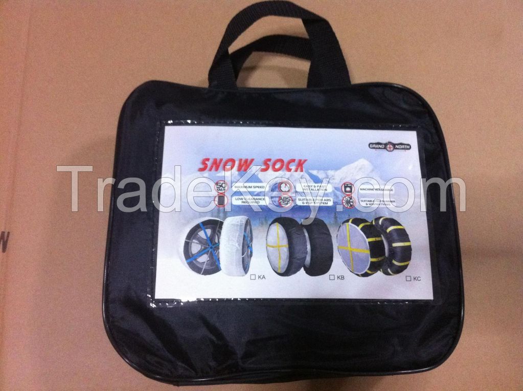 Carbon Fabric Snow Chain Textile Snow Tyre Tire for cars in winter International Authorized TUV Certification