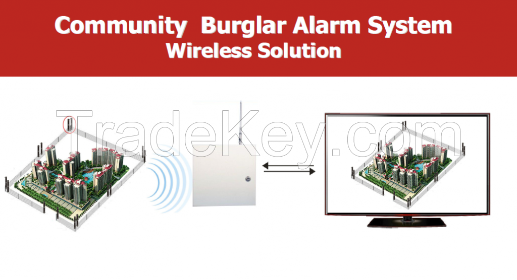 Community Burglar Alarm System Wireless Solution