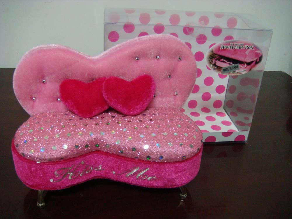 Soft Jewelry Box (pink colour)