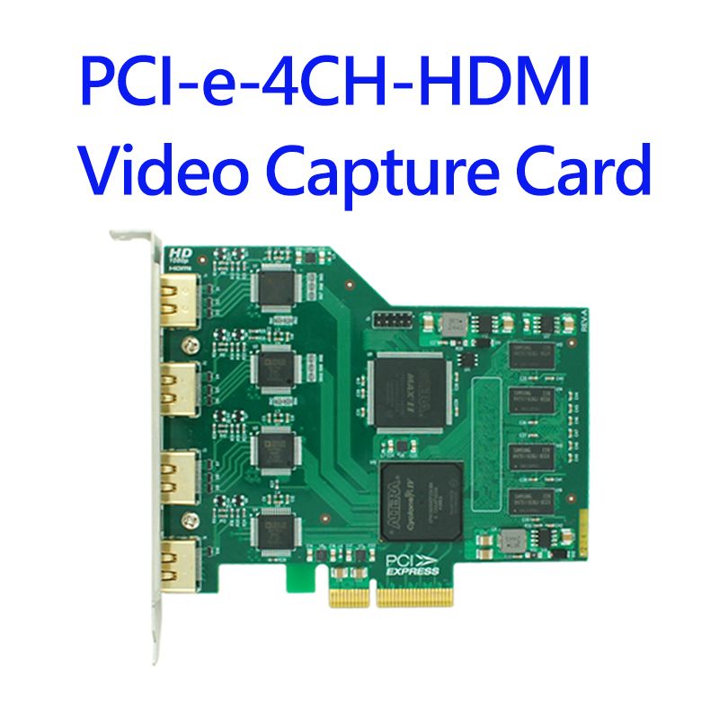 4 Channel HDMI Video Playback Input /Output Recorder/ Monitor Card PCI-E Capture Card / USB3.0 HDMI/ SDI Video Capture Recorder Card Dropshiiping From China