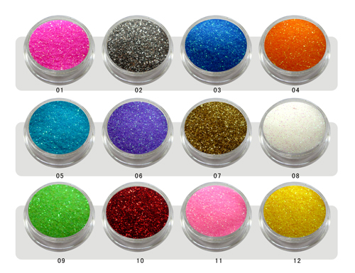 nail care decoration/glitter powder in set