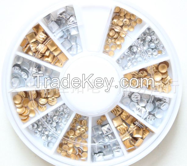 3D nail art decoration nail metal studs nail metal accessories