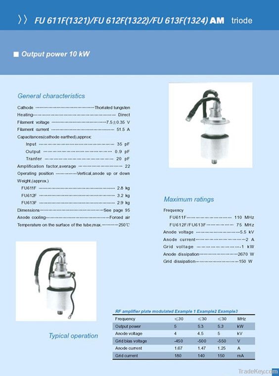 3CX2500F3-vacuum tube_electronic tube_power valve