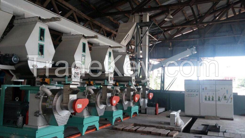 CE wood pellet line, wood pellet machine, wood pellet mill line
