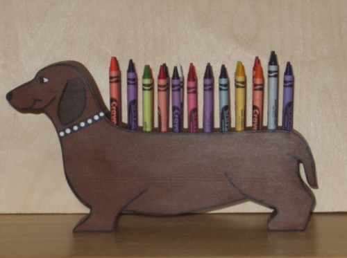 Dog Crayon Holder