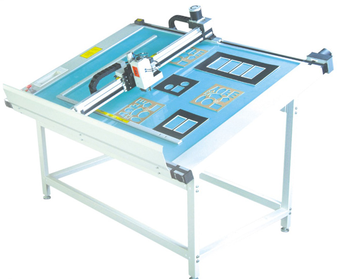 DCX mount paperboard die cut frame flat bed machine