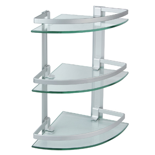 Triple Corner Glass Shelf