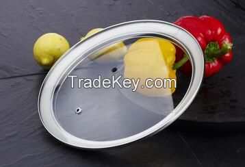G type tempered glass lid for cookware