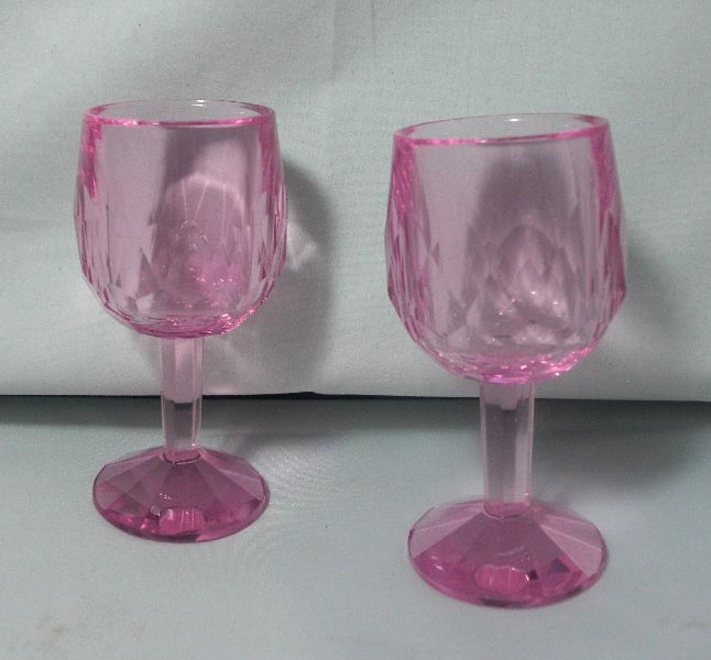 crystal redwine cup